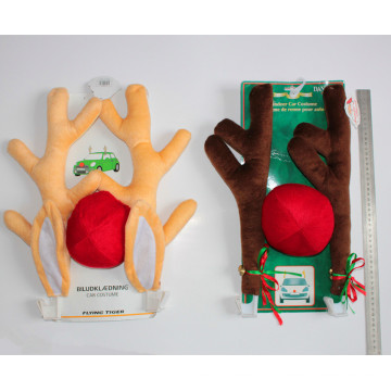 Brown Color Christmas Car Decoration Antler